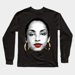 Sade Black White Long Sleeve T-Shirt